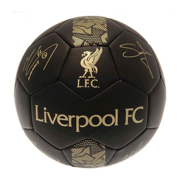 Liverpool Fc Phantom Signature Soccer Ball (1) (Black/Gold)