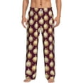 thumbnail image 2 of Picia Golden Christmas Balls Mens Soft Woven Cotton Elastic Waistband Sleep Pajama Pant Lounge Sleep Pant With Pockets And Drawstring-XX-Large, 2 of 9