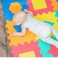 thumbnail image 6 of BalanceFrom 36-Pack 12”x12” Interlocking Puzzle Play Mat, 0.4” Thick, Shapes, 6 of 10
