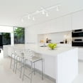 thumbnail image 5 of Globe Electric 64" Minimalist 6-Light Matte White Track Light Swivel Bars Pivoting Track Heads, 5 of 8