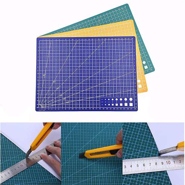 Alfombrilla de corte de Pvc A3, banco de trabajo, almohadilla de corte de retazos, Manual de costura, cuchillo Diy, tabla de corte de cuero para grabado, capa base de un solo lado ZefeiWu 8390611273750