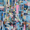 Abstract Cityscape, variant on Modern Cityscape Canvas Print, Home Decor for Living Room, Bedroom, Office, Hotel, Apartment