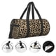 thumbnail image 3 of Balery Leopard Print-1 Bolsa de Gimnasio para Mujeres y Hombres, Bolsa de Viaje Impermeable, Bolsa de Fin de Semana con Compartimento para Zapatos y Bolsillo Húmedo, 3 of 6