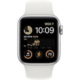 thumbnail image 4 of Restored Apple Watch SE (2nd Gen) GPS + Cellular 40mm Silver Aluminum Case with White Sport Band - S/M, 4 of 5