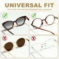 thumbnail image 4 of Uxcell Eyeglass Nose Pads, Soft Silicone Adhesive Anti-Slip Heighten Air Chamber Glasses Grips 0.14" & 24 Pairs & Silicone & Clear-Fitting for Eyeglasses/Sunglasses, 4 of 7