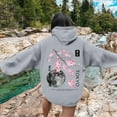 thumbnail image 4 of XIAOCHA Men's Floral Tokyo Graphic Hoodie Oversized Long Sleeve Hooded Pullover Soft Urban Casual Hoodies, 4 of 6