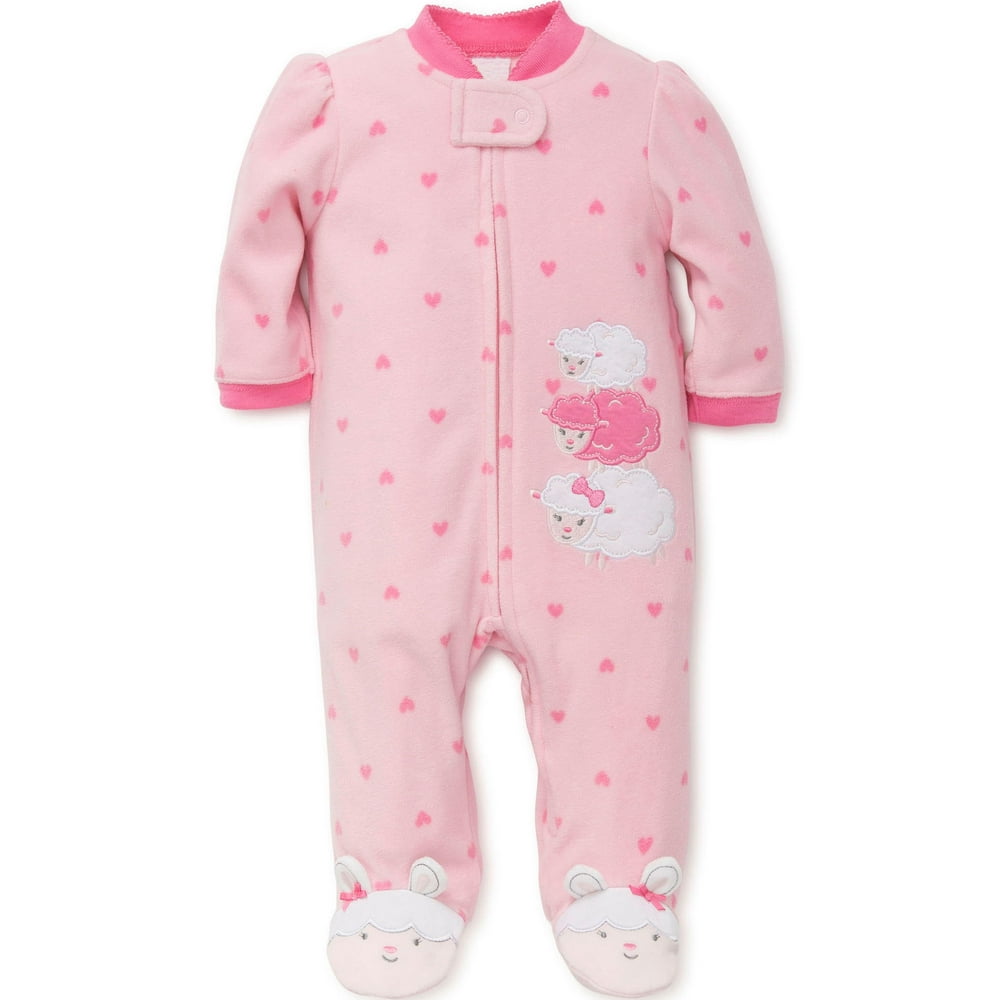 0 3 month footed pajamas
