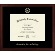 Glenville State College Diploma Frame, Document Size 11" x 8.5"