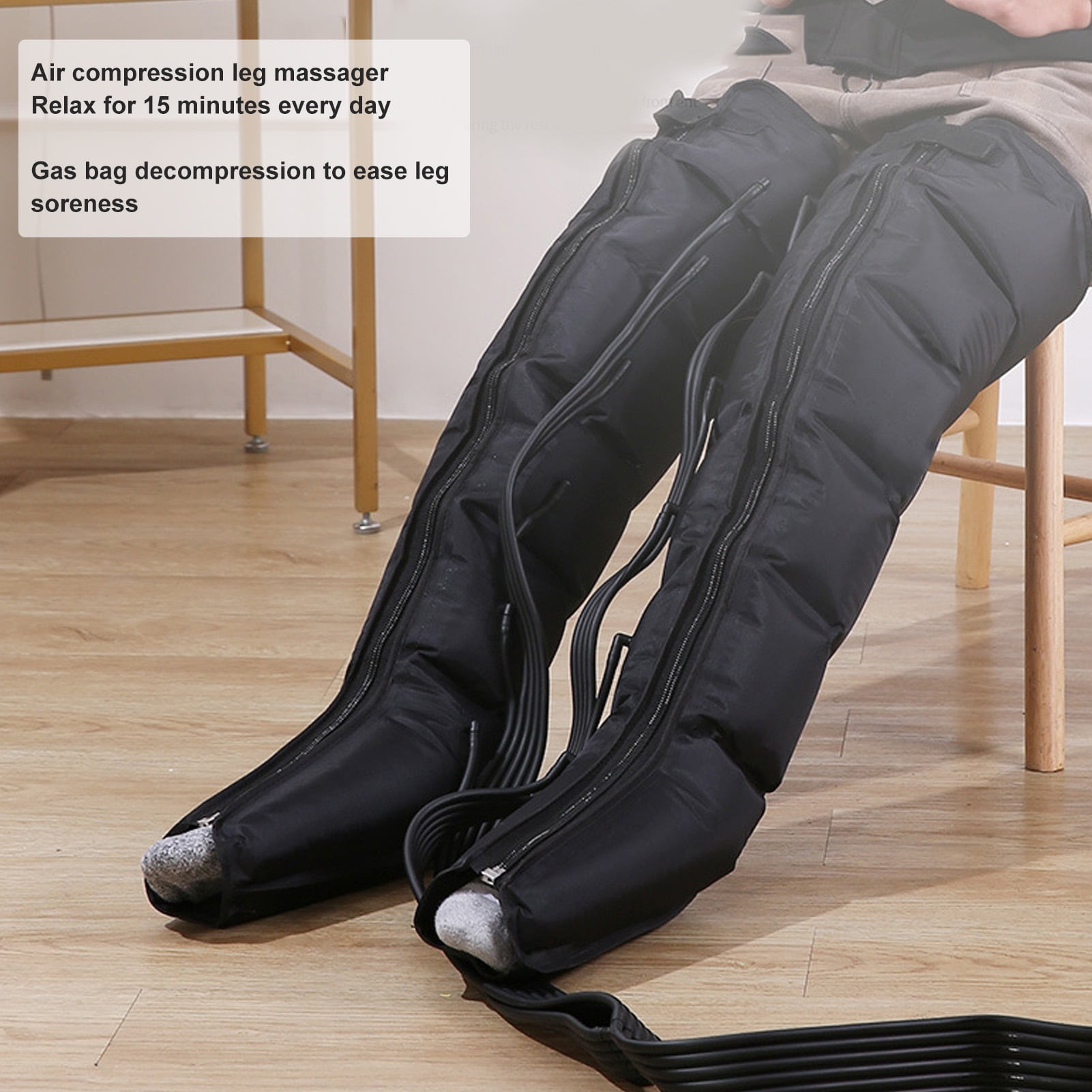 Air Compression Leg Massager Foot And Calf Massage Air Compression Recovery System For Circulation And Relaxation With Handheld Controller 4 Modes 8 For Walmart