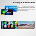 thumbnail image 3 of 12Inch 4K 2160P Dash Cam Carplay & Auto 5G Rearview Mirror Camera Car DVR GPS Navigation Video Recorder Dual Lens ,Clear Images, 3 of 7