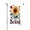 Color 7, variant on Amhnf Colorful Floral Garden Flag With Be Kind Message For Home Outdoor Garden Yard Decor 12x18 inch