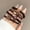 Brown(5pcs), variant on 5/10/20pcs Simple Style Hair Tie Set Braided Hair Rope Heart Decor Scrunchies Elastic Ponytail Holder Hair Accessories For Women
