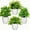 D, variant on 4pcs/set, Small Fake Plants In White Planters, Artificial Plants For Home Decor Indoor, Plastic  Plants For Office Desk Bathroom Bedroom Greenery Decoration