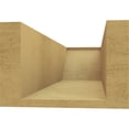 thumbnail image 4 of Ekena Millwork 6"W x 4"H x 16"L Concord Woodgrain TimberThane Rafter Tail, Primed Tan, 4 of 6