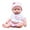 Pink, variant on Deago 12" Handmade Lifelike Baby Girl Doll Silicone Vinyl Reborn Lovely Cute Baby Newborn Dolls (Green Clothes)