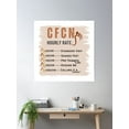 thumbnail image 2 of Certified Foot Care Nurse- Hourly Rate Poster Wall Art, Modern Wall Decor, 30x30 UNFRAMED, 2 of 3