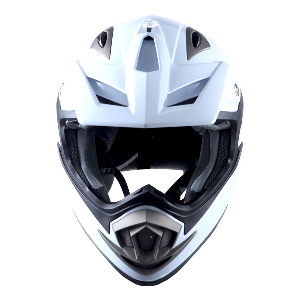 1STORM MOTORCYCLE BIKE FULL FACE HELMET HGXP14B BOOSTER GLOSSY WHITE