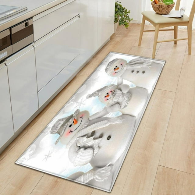 CLEARANCE!!Home Decoration Carpet Christmas Runner Mat Non Slip Decorative Entryway Rug Doormats
