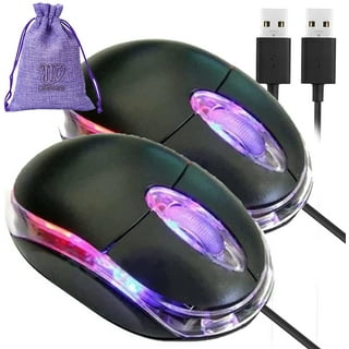 AUPERTO Wired Gaming Mouse, RGB LED Mouse with Side Buttons Laser and  16,400DPI High Precision Programmable Mouse Buttons 