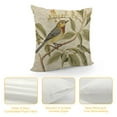 thumbnail image 4 of HENGT Farmhouse Burlap Pillow Covers Bird Decorative Pillowcase Square Cushion Covers for Sofa Couch Bed Chair Home Decoration, 4 of 5