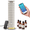 white, variant on PChero Waterless Diffuser Pro with 4 Scent Oils, Luxury Hotel-Class Essential Oil Diffuser Aromatherapy Machine with 1500 sq ft Cover, 6 Mist, 4 oz Diffusers for Home Large Room Hotel SPA - Black
