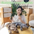 thumbnail image 4 of Realistic Crocodile Stuffed Animal Plushies Lifelike Animal Plush Toys Simulation Animals Super Soft Stuffed Toy, 4 of 6