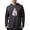 Heather Gray, variant on - Pi Sigma Epsilon Colored Crest Long Sleeve T Shirt - Mens Hooded Shirt