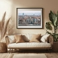 thumbnail image 3 of Torino Views 02 - Turin Piedmont Italy Photography Cityscape Mountain Skyline Architecture Italian Black Framed Wall Art Print 24 x 36 inches, 3 of 4