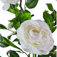 thumbnail image 3 of Flowering Natural White Artificial Camellia Tree 40" High (Clearance), 3 of 5