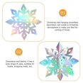thumbnail image 4 of Christmas Hanging Snowflake Pendant for Xmas Party Decor 12Pc, 4 of 4