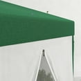 thumbnail image 4 of 13x11ft Hexagon Sun Shade Tent with Mesh Walls, Ropes & Stakes, Green, 4 of 9