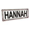thumbnail image 1 of Outdoor Hannah 4"x12" Metal Sign, Wall Décor for Kids Room and Nursery, 1 of 4