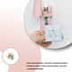 thumbnail image 5 of Wosthever Soporte para cepillos de para el hogar, Universal, sencillo, para baño, montado en la pared, estante para de , accesorio, soportes Juegos de accesorios de baño Verde, 5 of 6