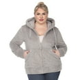 thumbnail image 1 of White Mark Veste Sherpa à Capuchon pour Femmes, 1 of 6