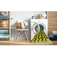 thumbnail image 2 of Ahgly Company Machine Washable Indoor Square Transitional Olive Green Area Rugs, 4' Square, 2 of 7