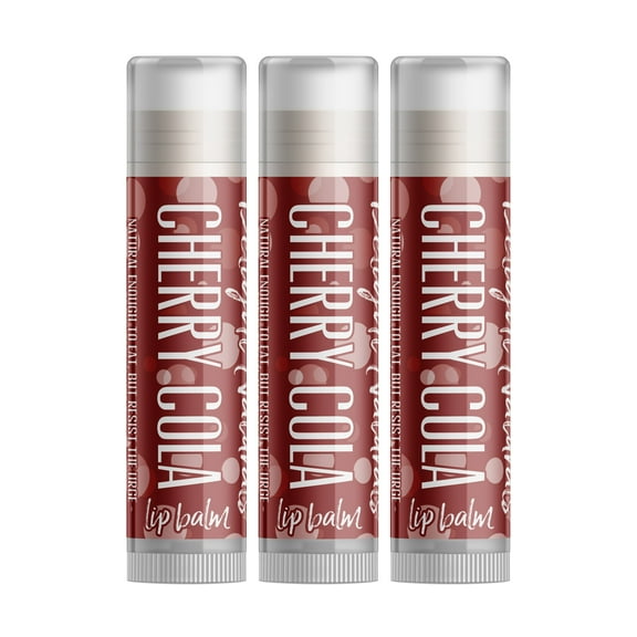 Delight Naturals Cherry Cola Lip Balm - 3 Pack