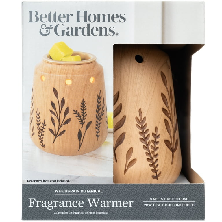 Better Homes & Gardens Full Size Fragrance Warmer, Woodgrain