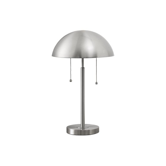 Monarch Lighting, 20"H, Table Lamp, Silver Metal, Contemporary, Modern