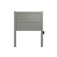 thumbnail image 5 of AFI NoHo Modern Panel Wood Headboard, Twin, Grey, 5 of 6