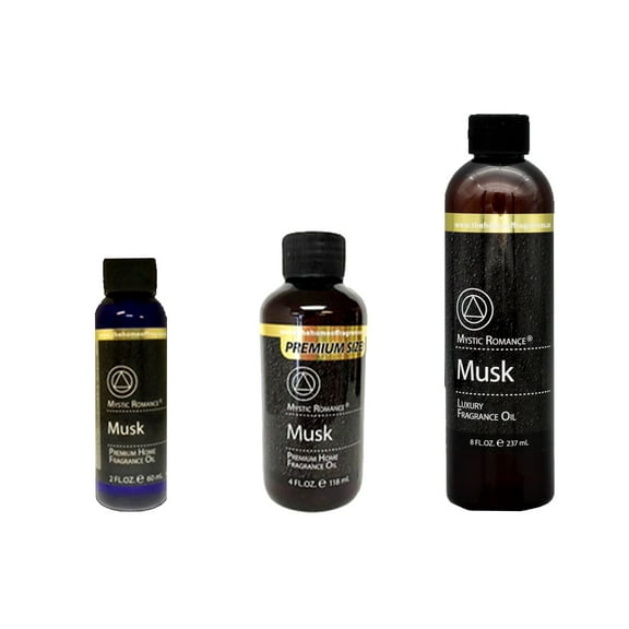 Mystic Romance Premium Home Fragrance Oil Scent MUSK SET 8FL  4FL 2FL.OZ 427 ML