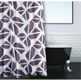 thumbnail image 3 of Simply Daisy 70" W x 73" L Kaleidoscope Graffiti Polyester Shower Curtain, Larkspur [1 Ct], 3 of 5