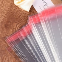 HONMEET Cellophane Cookie Bags Self Sealing Cello Bags Transparent Plastic 100Pcs