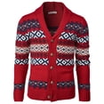 thumbnail image 2 of H2H Mens Casual Slim Fit Knitted Thermal Cardigan Sweaters Unique patterned (CMOCAL064), 2 of 6