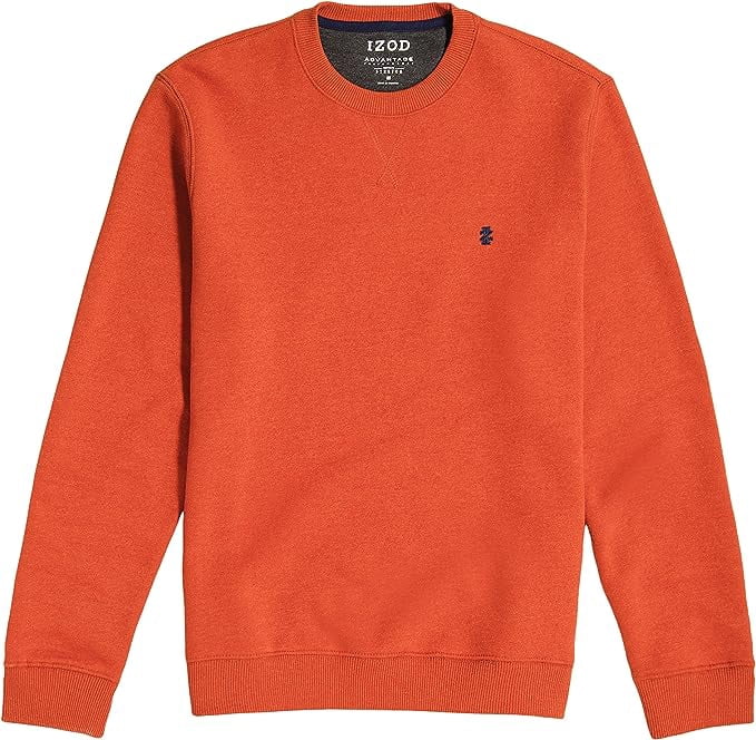 IZOD Men's Big and Tall Advantage Performance Crewneck Fleece Pullover