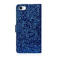 thumbnail image 2 of Allytech Wallet Case for Apple iPhone SE 2020/ iPhone 8/ iPhone 7, Bling Glitter Faxu Leather Folding Stand Credit Cards Slots Shock-Absorbing Anti-slip Case Cover, Blue, 2 of 9