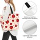 thumbnail image 3 of Balery Red Ladybug Bolsa Tote Estilo Estético con Cremalleras, Bolsa de Hombro, Bolsa de Compras Grande y Plegable, 3 of 8