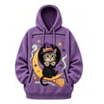 thumbnail image 6 of Halloween Pet Pouch Hoodie Men Women Long Sleeve Cute Graphic Loose Hooded Sweatshirt Pullover Tops Dog Cat Carrier Hoodie, 6 of 6