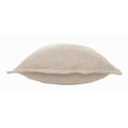 thumbnail image 4 of Laddha Home Designs Handwoven Flanged Cotton Throw Pillow Cover - 20" - Beige - Set of 4, 4 of 8