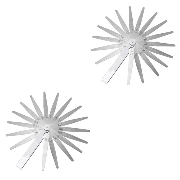 Speravity Medidor de espesores Medición de 0,02-1 mm Medidor de relleno Medición de 360 grados Acero Extraíble Plegable Ajustable Tappet Type1 NO1 Speravity CBP164172
