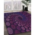 thumbnail image 2 of Ahgly Company Indoor Rectangle Patterned Rebecca Purple Area Rugs, 7' x 10', 2 of 6